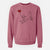 Great Dane Heart String - Unisex Pigment Dyed Crew Sweatshirt