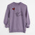 Frenchie Heart String - Unisex Pigment Dyed Crew Sweatshirt