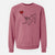 German Shorthaired Pointer Heart String - Unisex Pigment Dyed Crew Sweatshirt