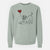 Giant Schnauzer Heart String - Unisex Pigment Dyed Crew Sweatshirt