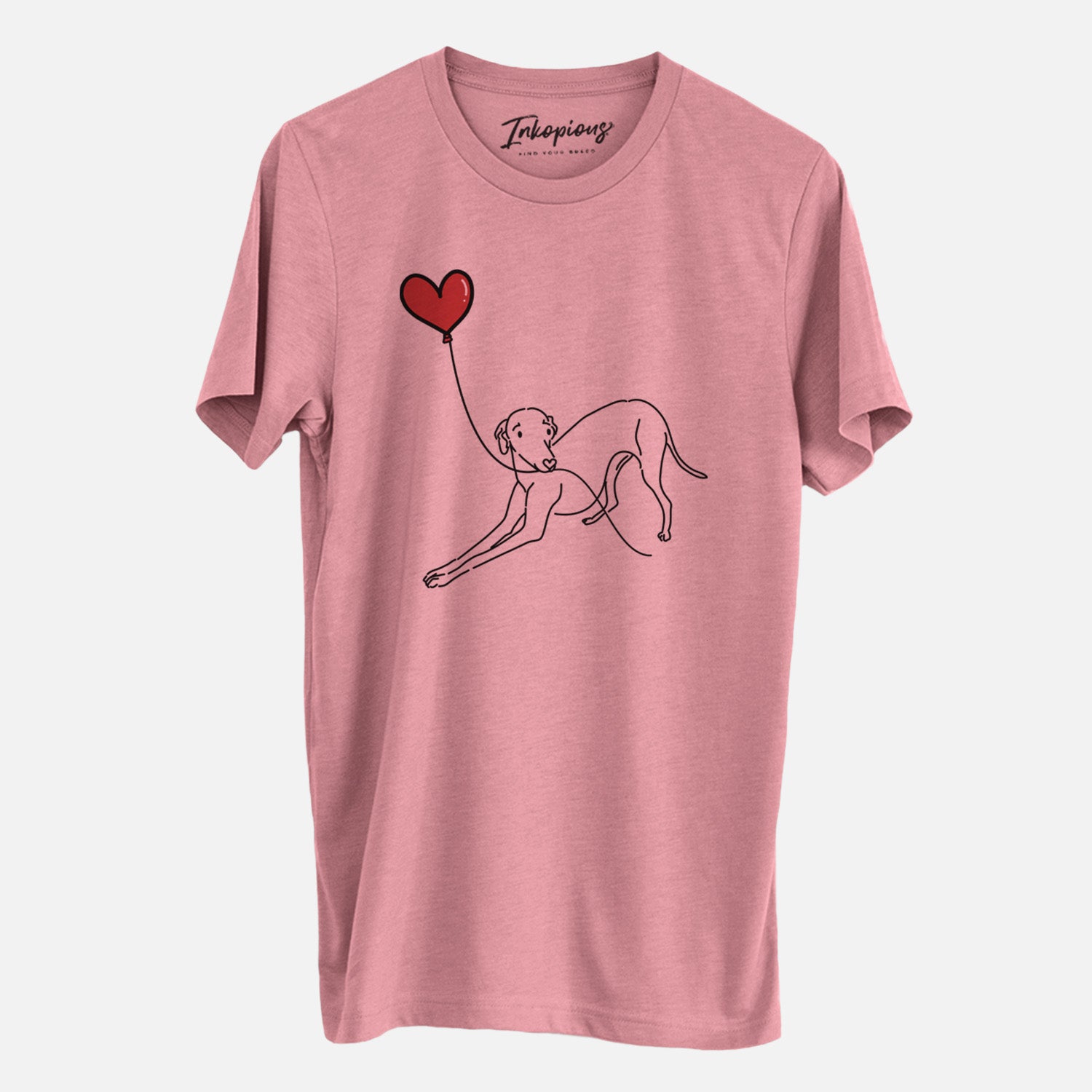 Italian Greyhound Heart String- Unisex Crewneck