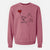 Jack Russell Terrier Heart String - Unisex Pigment Dyed Crew Sweatshirt