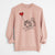 Japanese Chin Heart String - Unisex Pigment Dyed Crew Sweatshirt