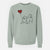 Keeshond Heart String - Unisex Pigment Dyed Crew Sweatshirt