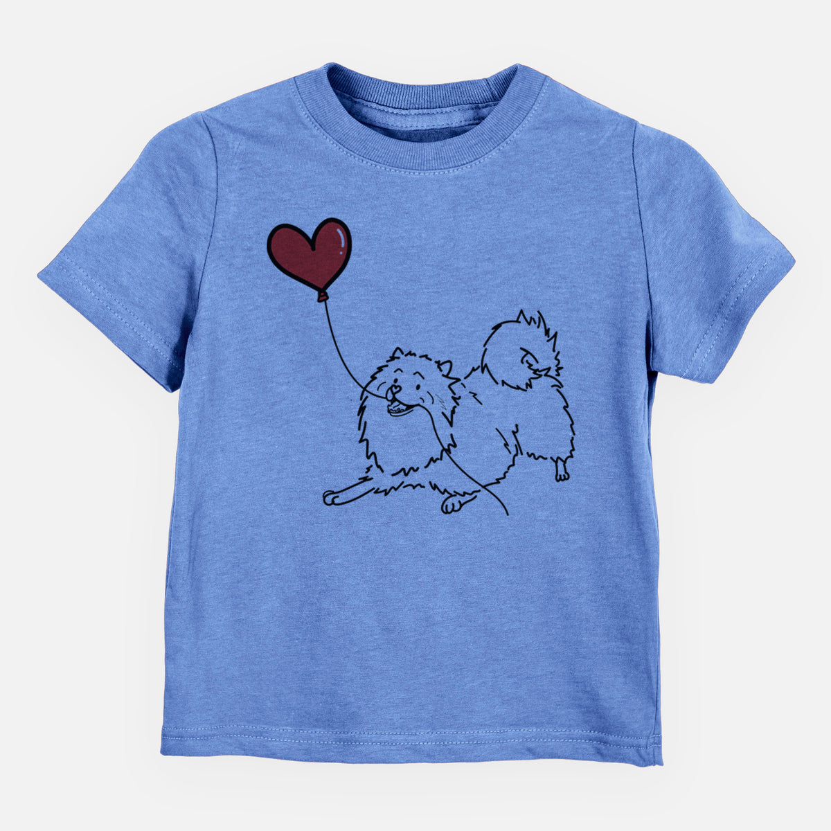 Keeshond Heart String - Kids/Youth/Toddler Shirt