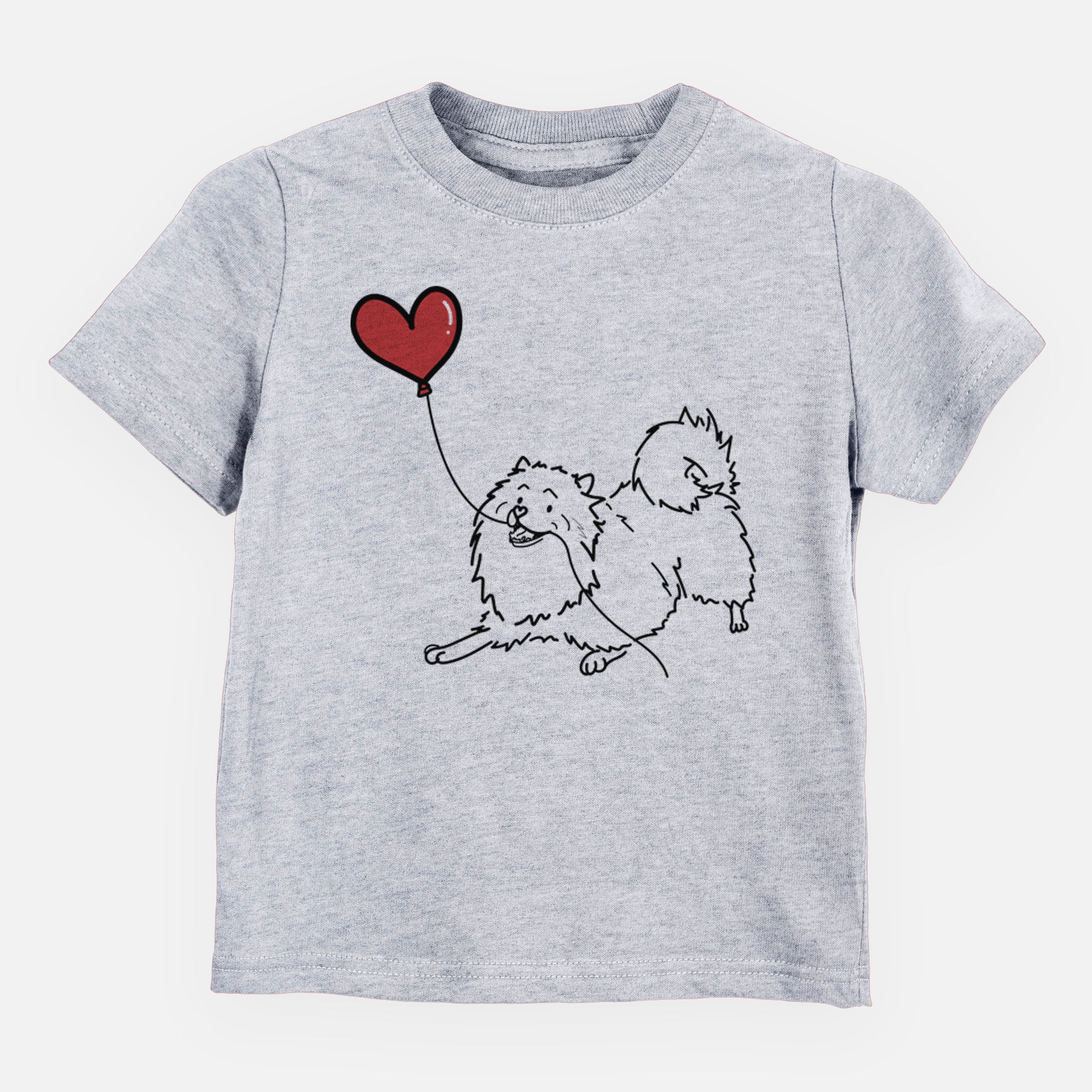 Keeshond Heart String - Kids/Youth/Toddler Shirt