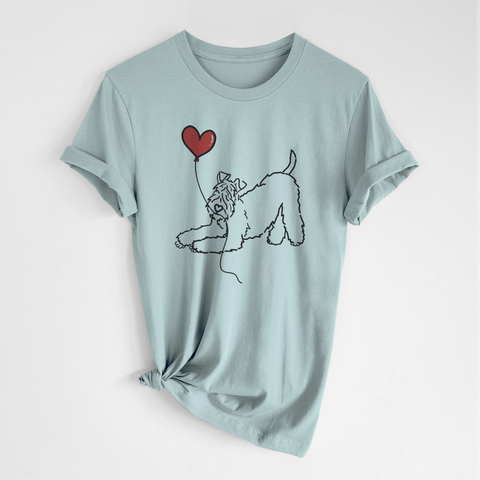 Kerry Blue Heart String- Unisex Crewneck