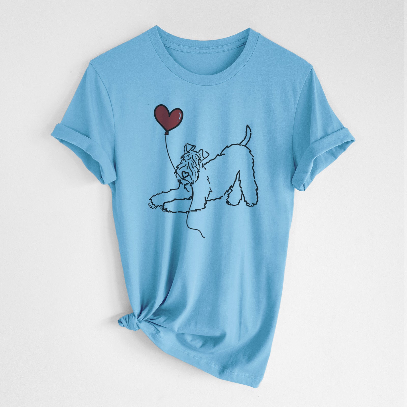Kerry Blue Heart String- Unisex Crewneck