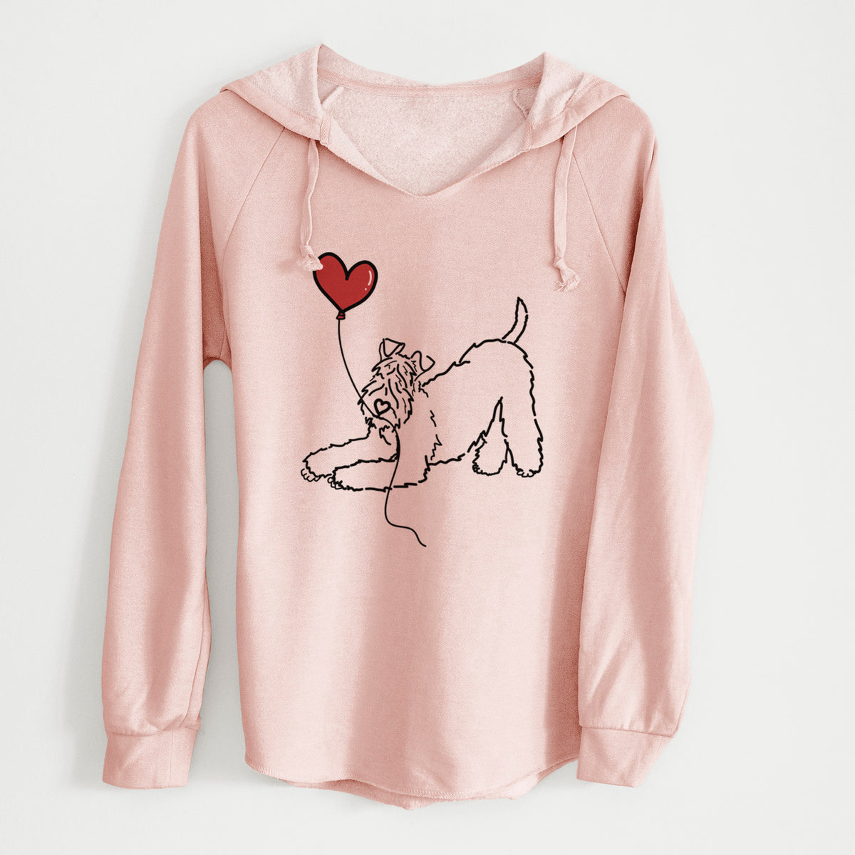 Kerry Blue Heart String - Cali Wave Hooded Sweatshirt