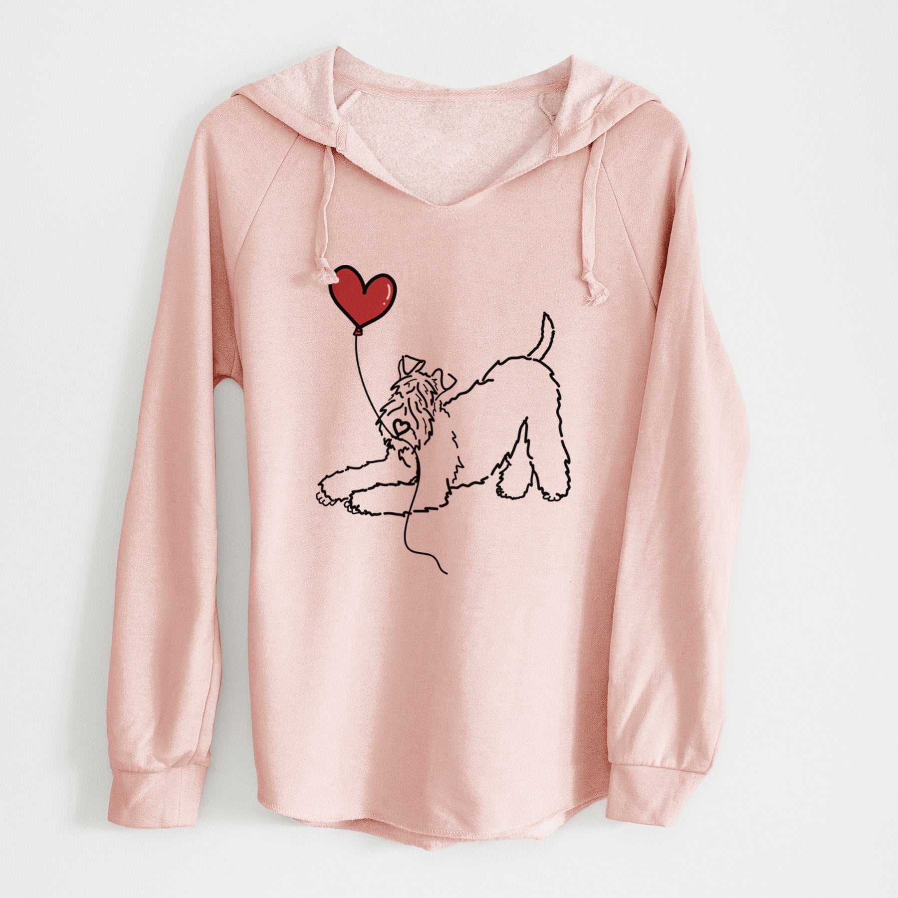 Kerry Blue Heart String - Cali Wave Hooded Sweatshirt