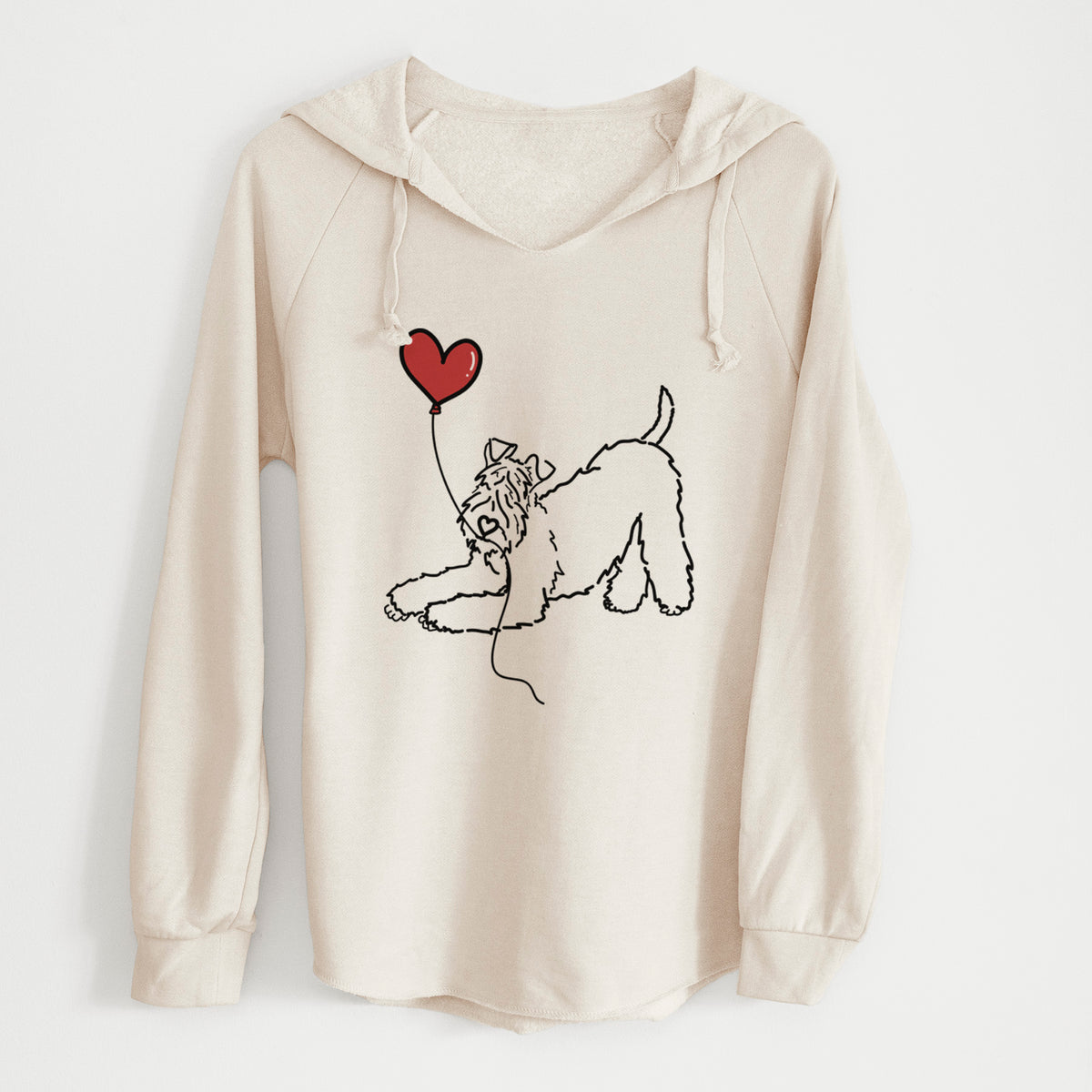 Kerry Blue Heart String - Cali Wave Hooded Sweatshirt