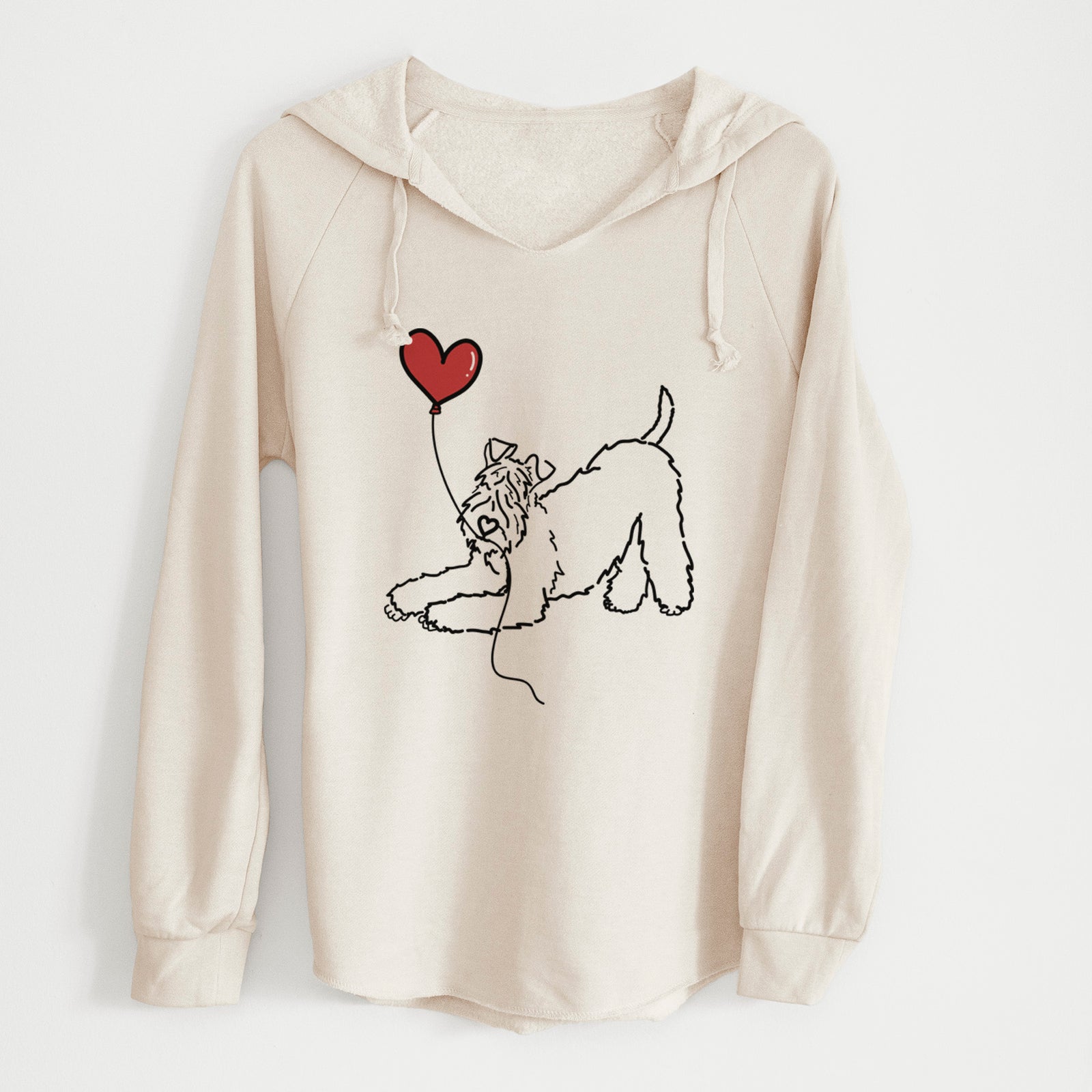 Kerry Blue Heart String - Cali Wave Hooded Sweatshirt