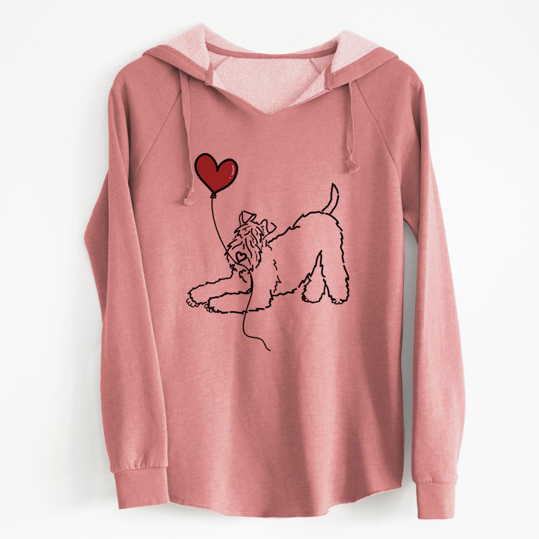 Kerry Blue Heart String - Cali Wave Hooded Sweatshirt