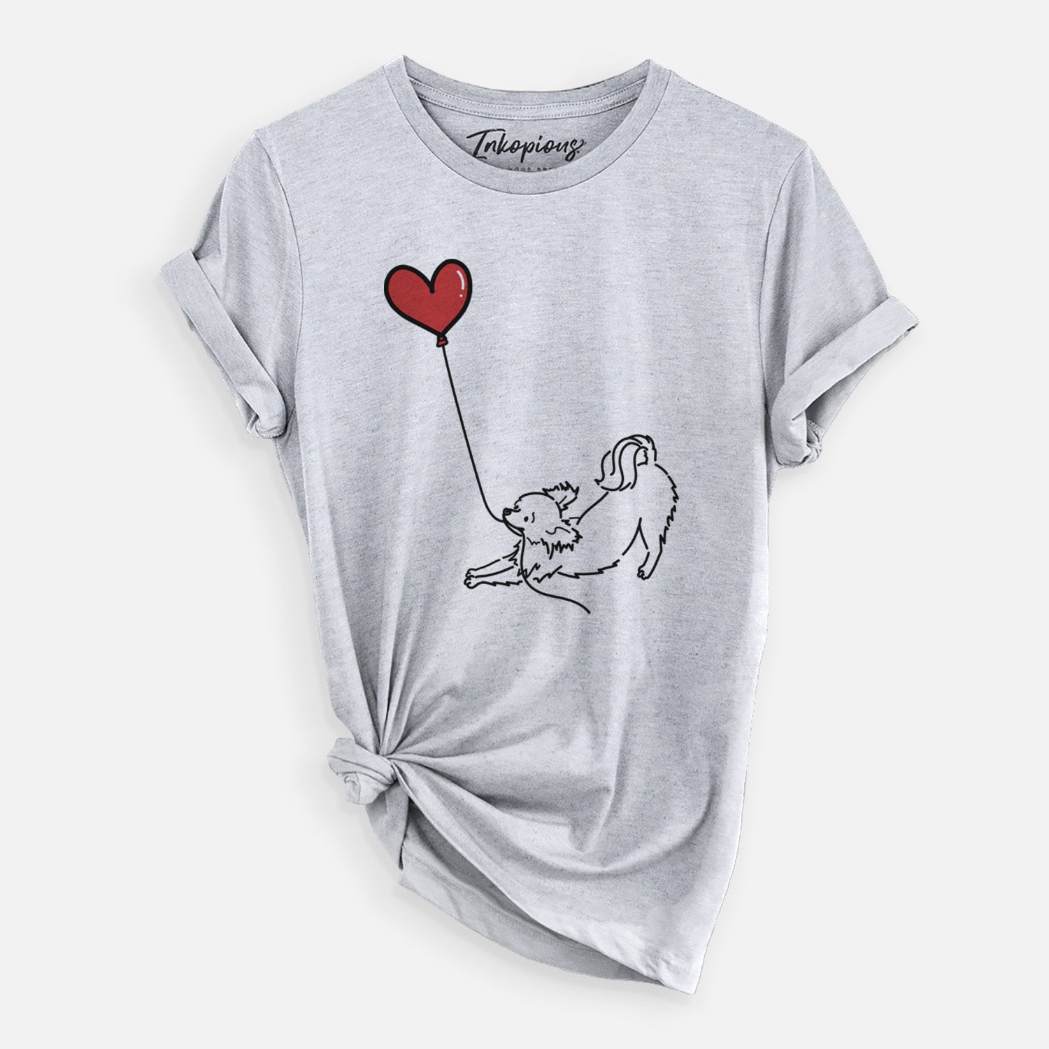 Long Haired Chihuahua Heart String - Unisex Crewneck