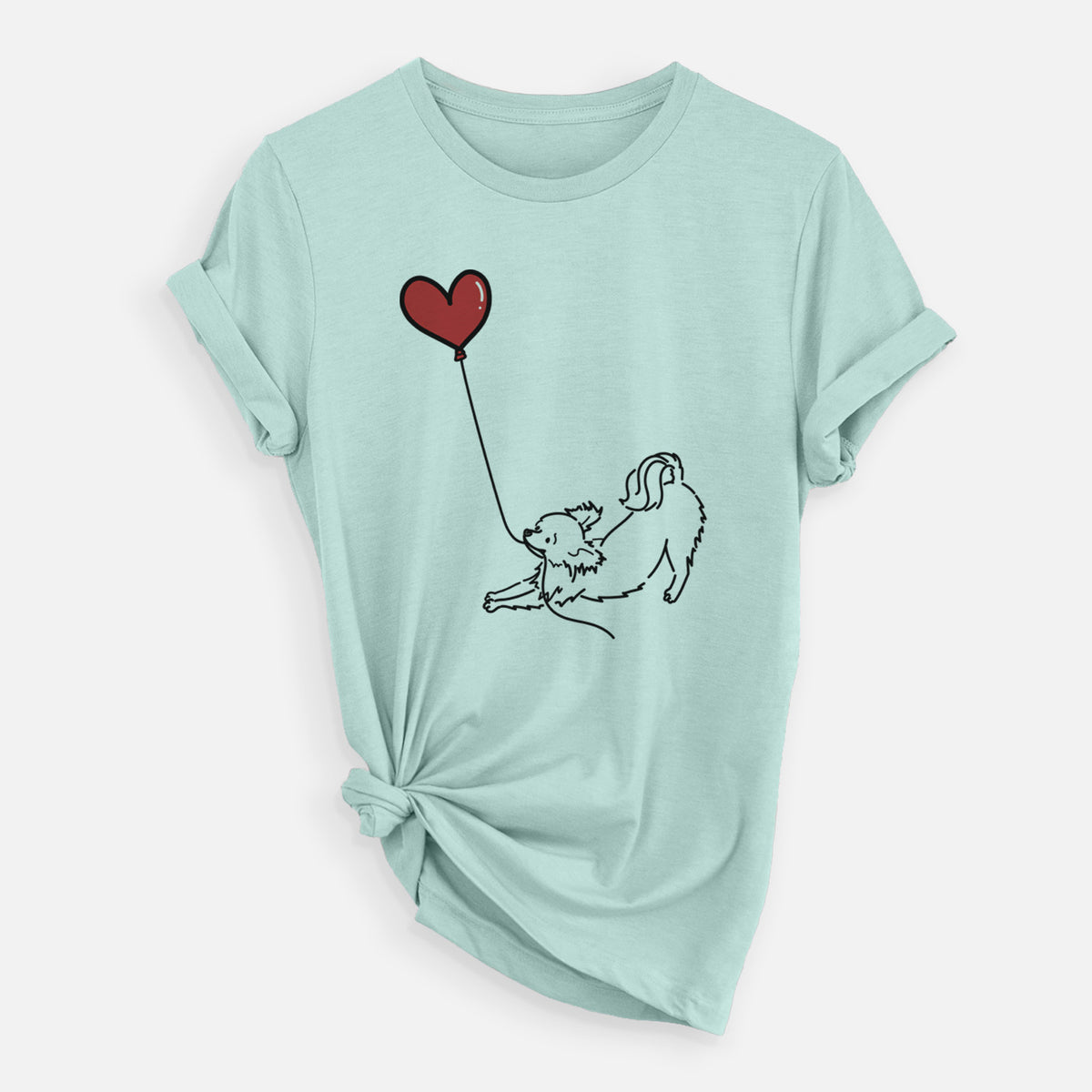 Long Haired Chihuahua Heart String - Unisex Crewneck