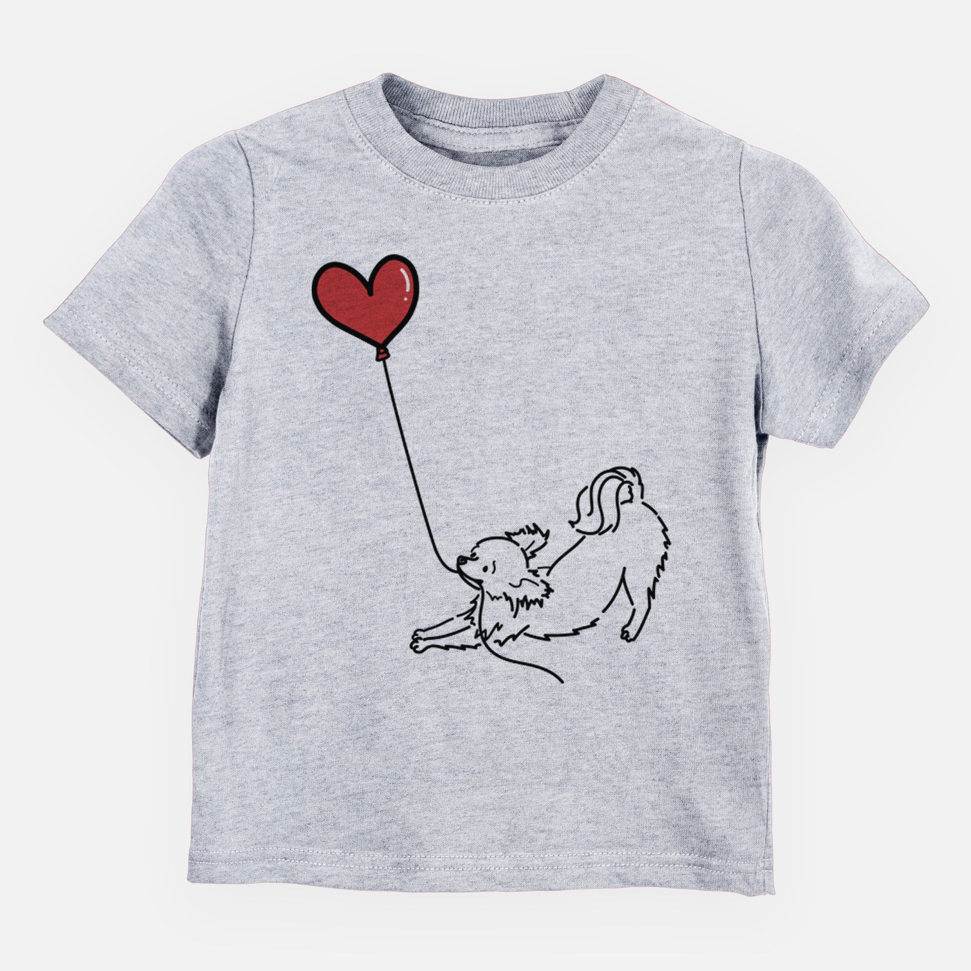 Long Haired Chihuahua Heart String - Kids/Youth/Toddler Shirt