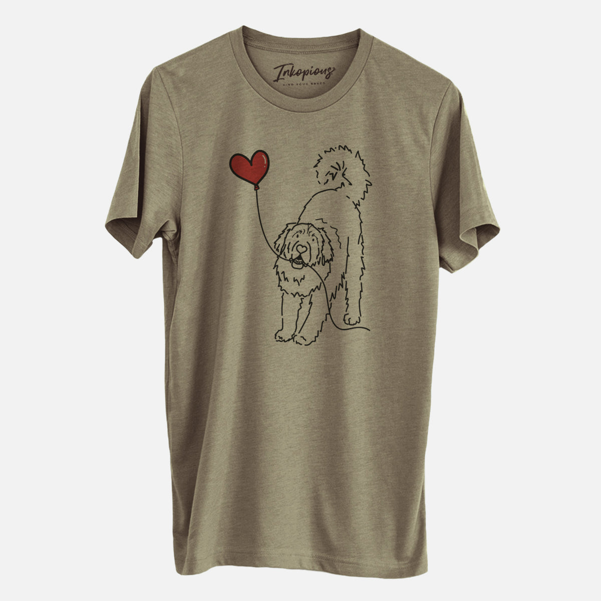 Leonberger Heart String- Unisex Crewneck