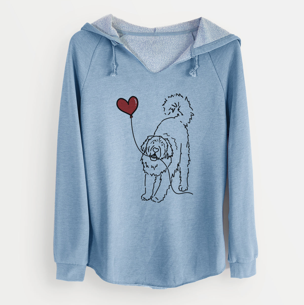 Leonberger Heart String - Cali Wave Hooded Sweatshirt