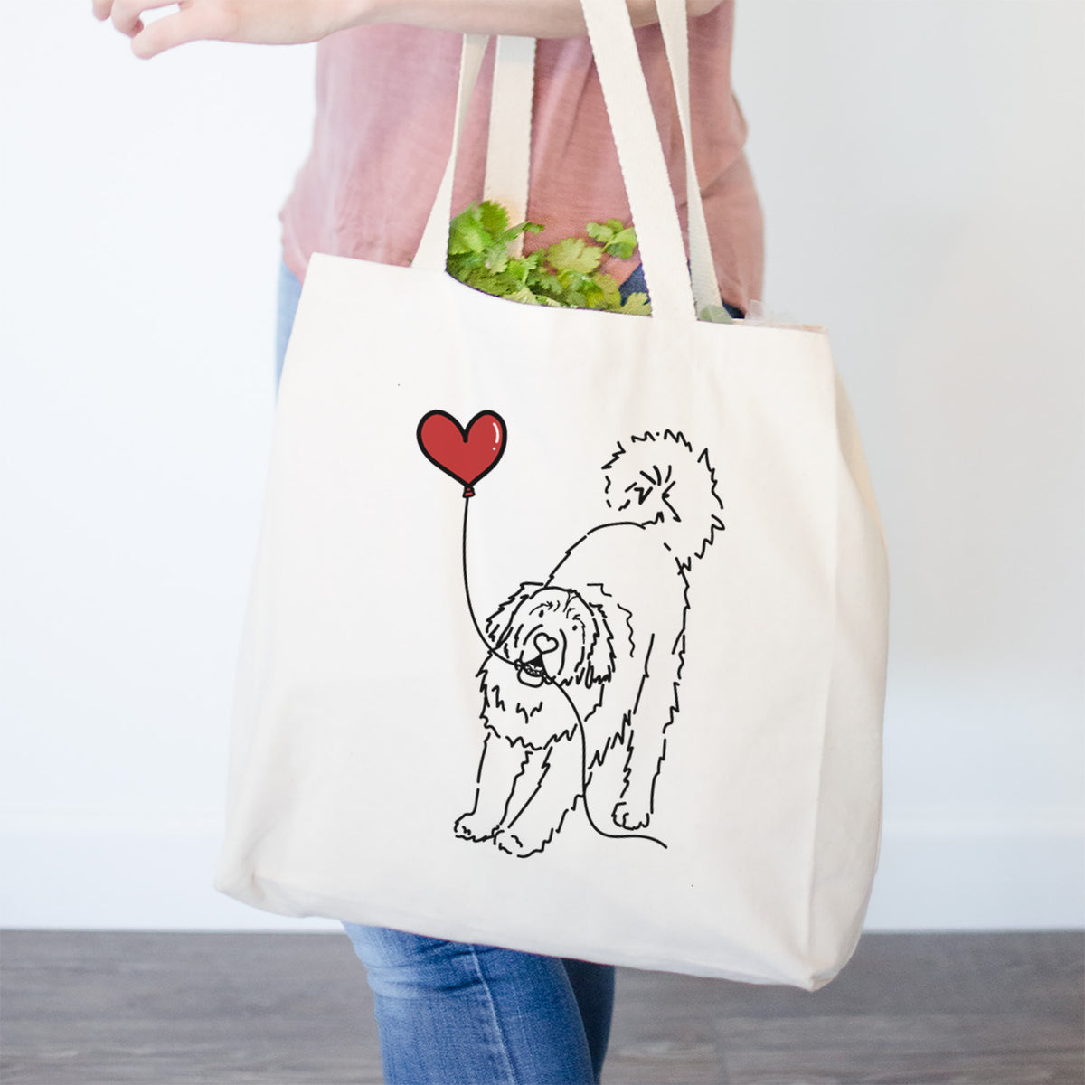 Leonberger Heart String- Tote Bag