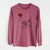 Maltese Heart String - Men's Heavyweight 100% Cotton Long Sleeve