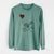 Maltese Heart String - Men's Heavyweight 100% Cotton Long Sleeve