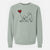 Mini Poodle Heart String - Unisex Pigment Dyed Crew Sweatshirt