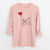 Morkie Heart String - Men's Heavyweight 100% Cotton Long Sleeve