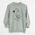 Newfoundland Heart String - Unisex Pigment Dyed Crew Sweatshirt