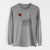 Pekingese Heart String - Men's Heavyweight 100% Cotton Long Sleeve