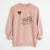 Pekingese Heart String - Unisex Pigment Dyed Crew Sweatshirt