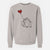 Persian Cat Heart String - Unisex Pigment Dyed Crew Sweatshirt