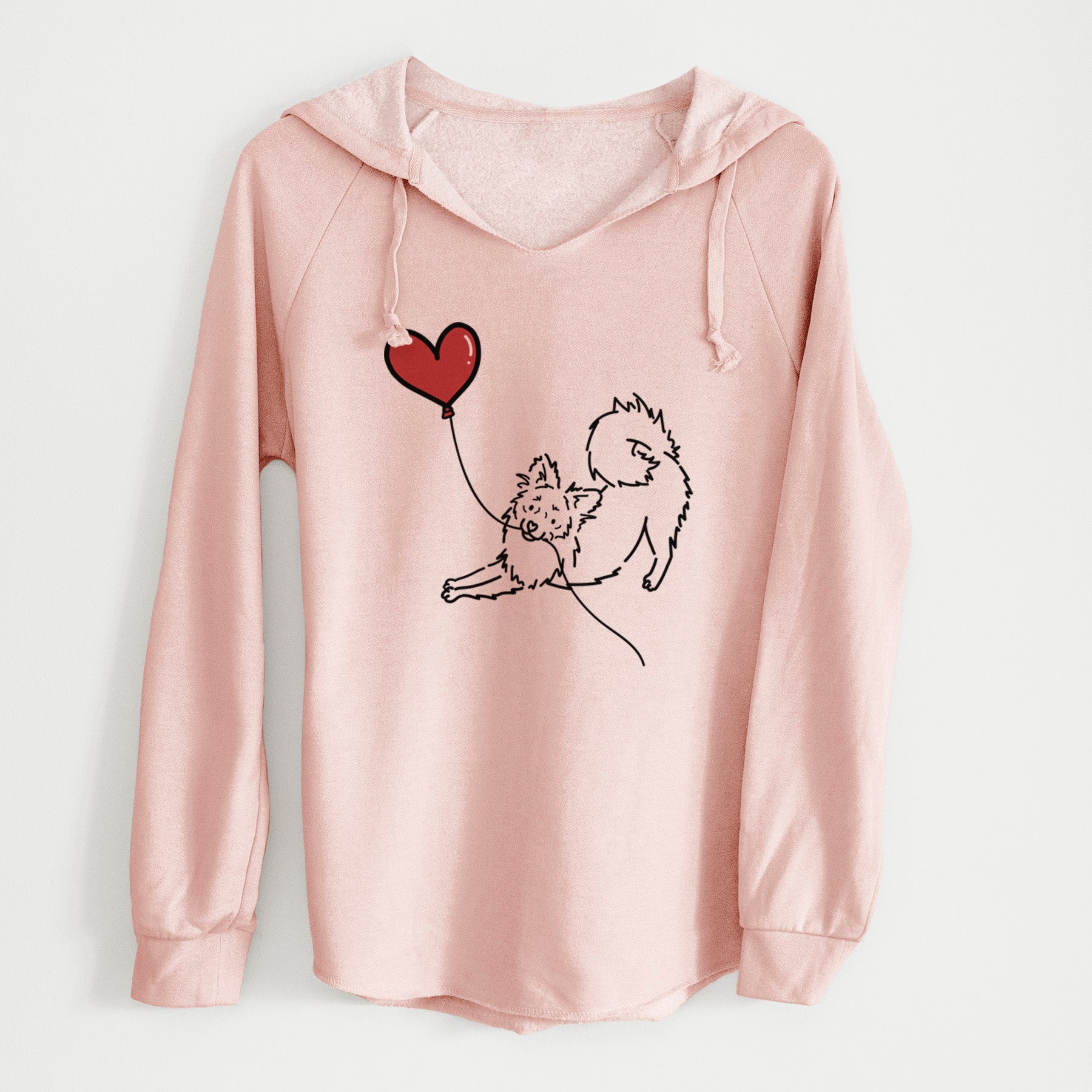 Pomchi Heart String - Cali Wave Hooded Sweatshirt