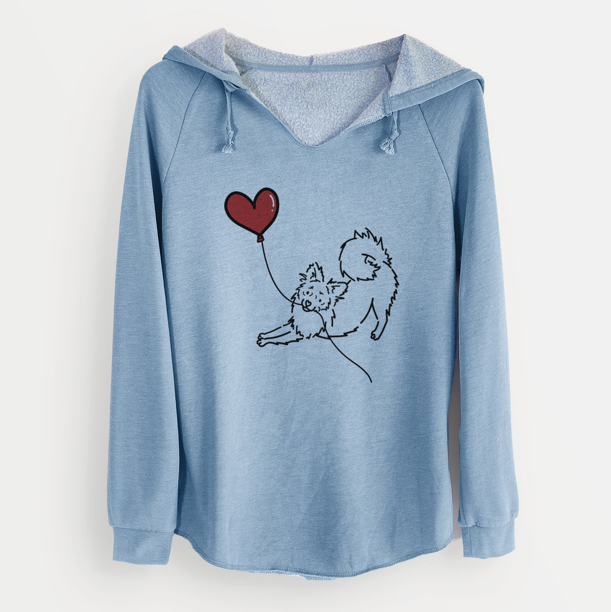Pomchi Heart String - Cali Wave Hooded Sweatshirt
