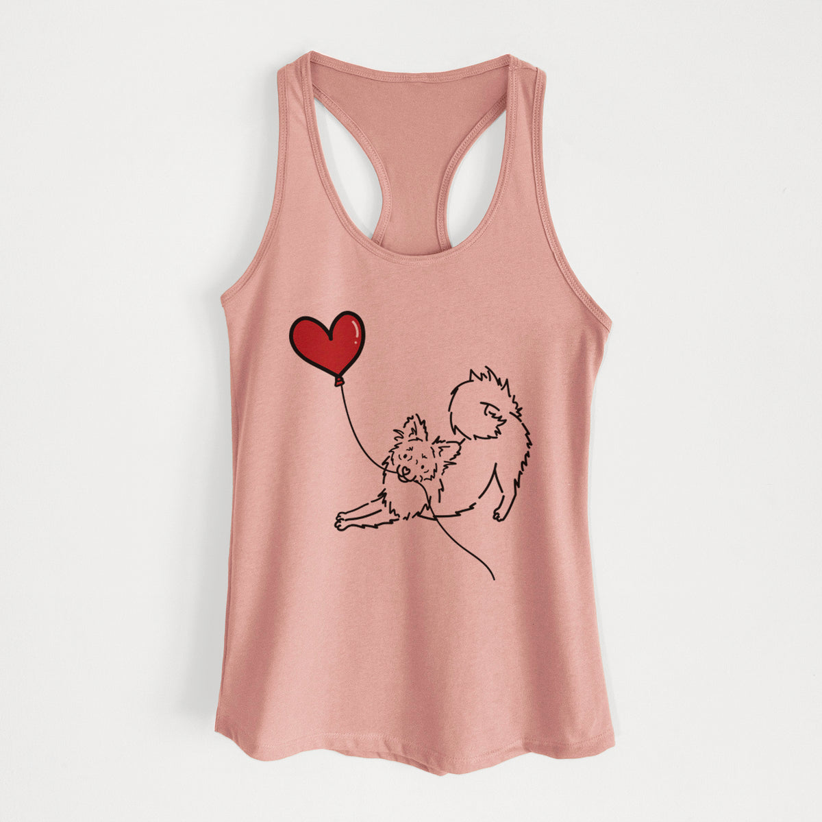 Pomchi Heart String - Women&#39;s Racerback Tanktop