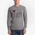 Pomeranian Heart String - Men's Heavyweight 100% Cotton Long Sleeve