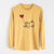 Pug Heart String - Men's Heavyweight 100% Cotton Long Sleeve