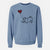 Pug Heart String - Unisex Pigment Dyed Crew Sweatshirt