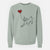 Rat Terrier Heart String - Unisex Pigment Dyed Crew Sweatshirt