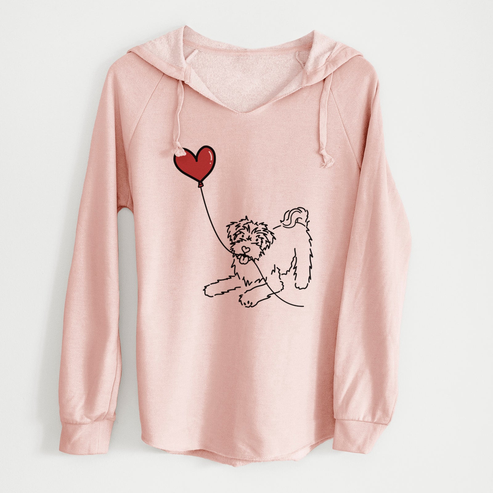 Schnoodle Heart String - Cali Wave Hooded Sweatshirt
