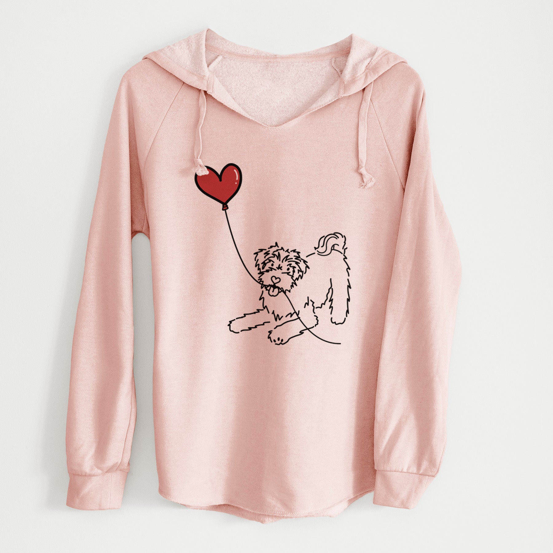 Schnoodle Heart String - Cali Wave Hooded Sweatshirt
