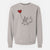 Scottish Terrier Heart String - Unisex Pigment Dyed Crew Sweatshirt