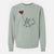 Scottish Terrier Heart String - Unisex Pigment Dyed Crew Sweatshirt