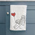 Sheepadoodle Heart String -  Decorative Hand Towel