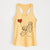 Sheepadoodle Heart String - Women's Racerback Tanktop