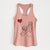 Sheepadoodle Heart String - Women's Racerback Tanktop