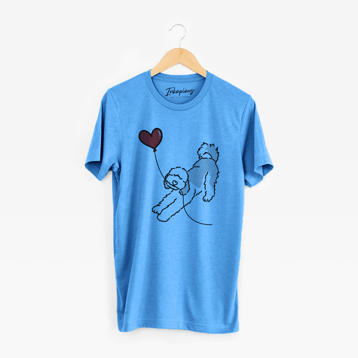 Sheepadoodle Heart String - Unisex Crewneck