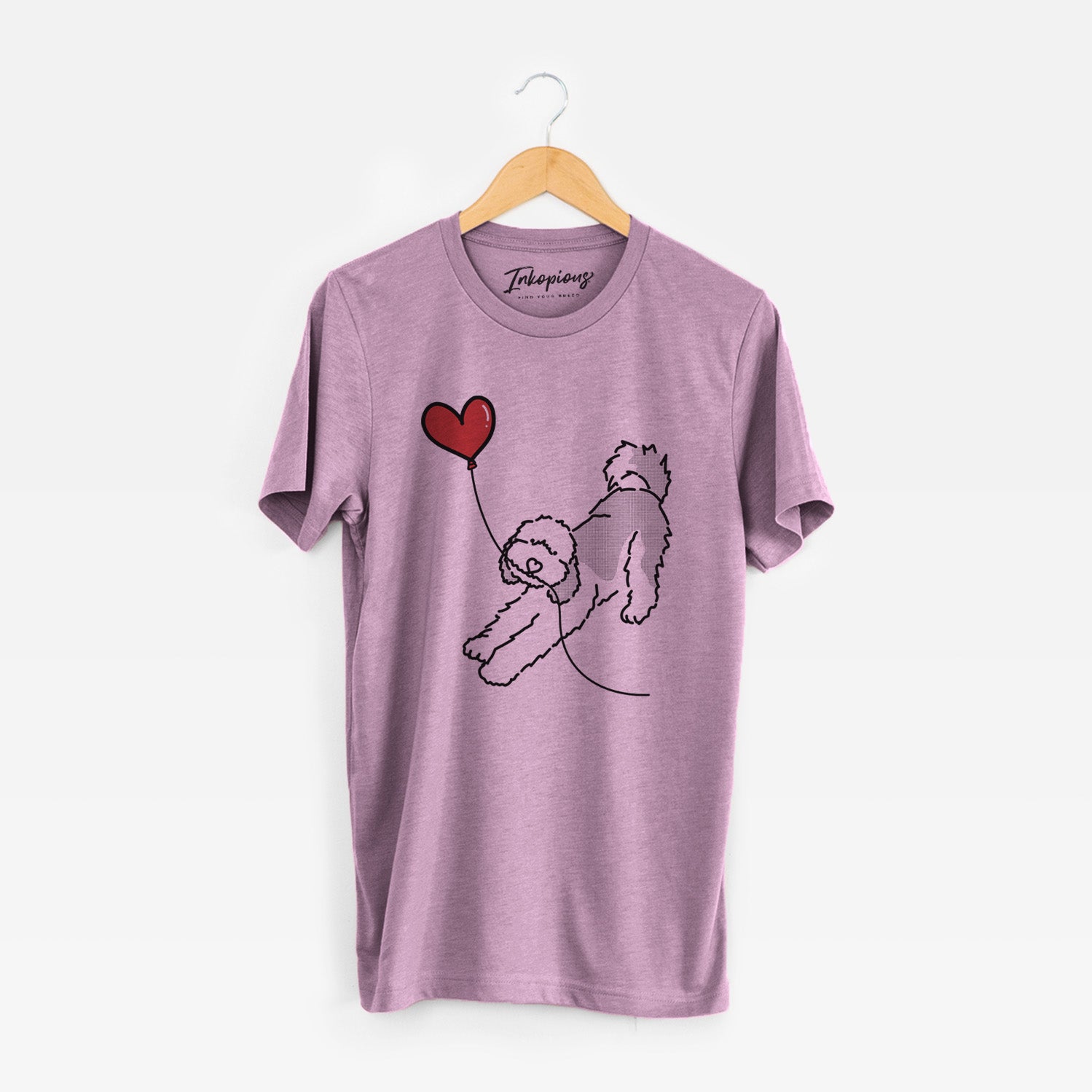 Sheepadoodle Heart String - Unisex Crewneck