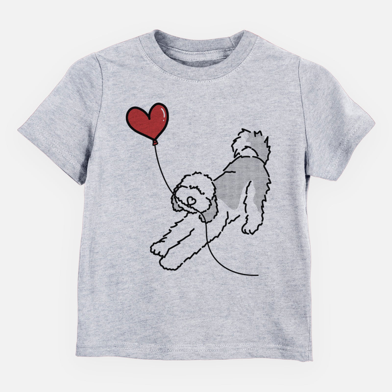 Sheepadoodle Heart String - Kids/Youth/Toddler Shirt
