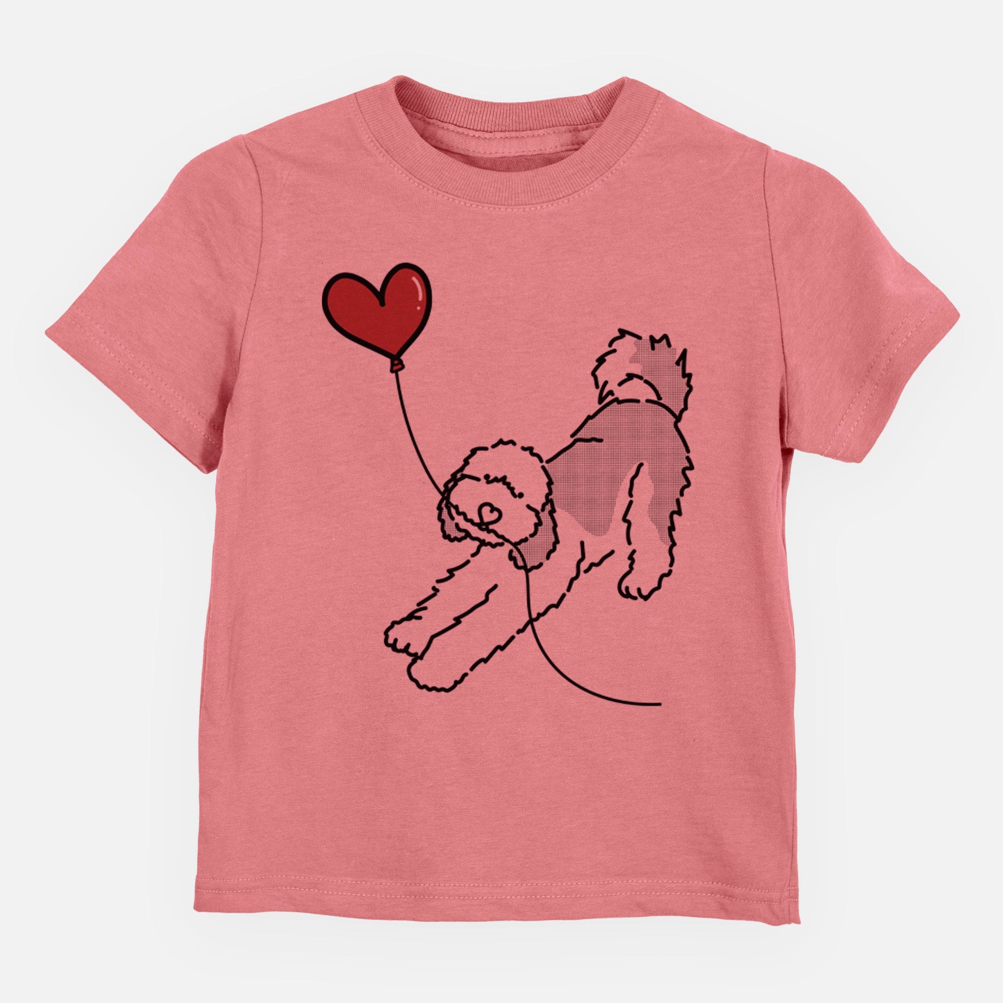 Sheepadoodle Heart String - Kids/Youth/Toddler Shirt