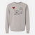 Shiba Inu Heart String - Unisex Pigment Dyed Crew Sweatshirt